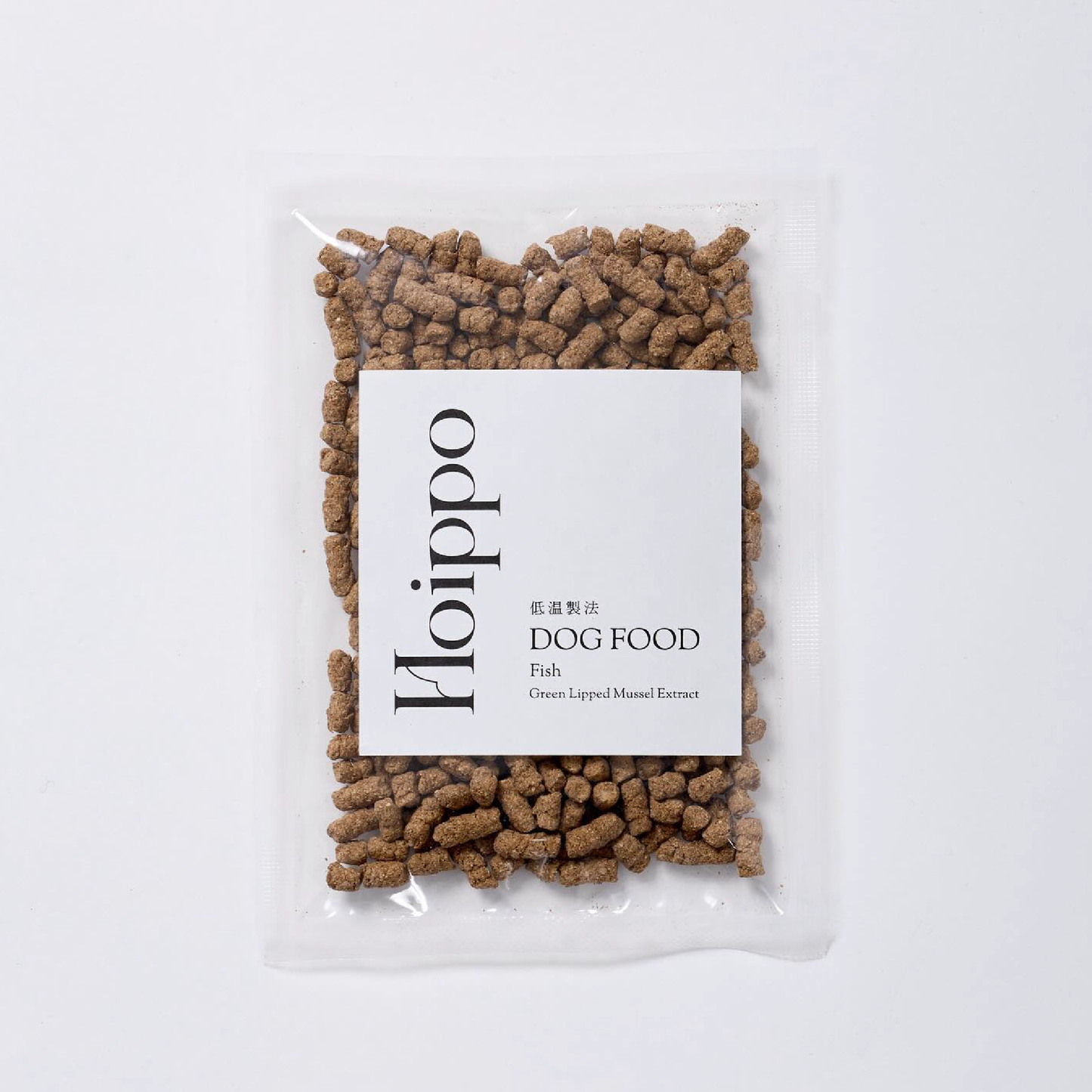Hoippo - Dog Food 低溫製法狗糧,“選用日本金澤港季節性漁獲”選用當地季節性漁獲,讓愛寵能吃到最新鮮的漁獲所製成的寵糧!添加關注關節的『綠唇貽貝萃取物』,讓毛孩攝取營養同時,同時關注關節!使用60~80度緩慢烘烤有助於保留食材營養!