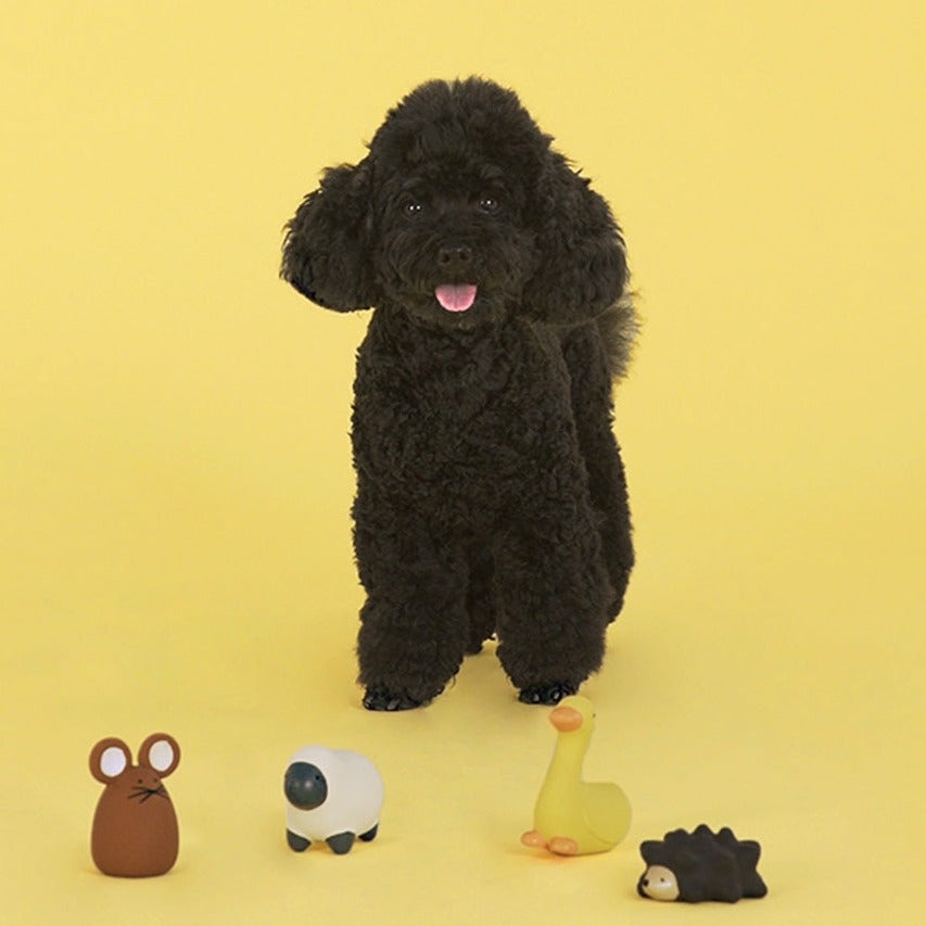 Happy Farm 是 United Pets 推出的一款農場動物造型的乳膠玩具,適合小型和中型犬以及貓咪使用。這款玩具配有哨子聲,引起寵物的遊戲興趣,可用肥皂水清洗,設計簡單實用,兼具趣味和美觀。